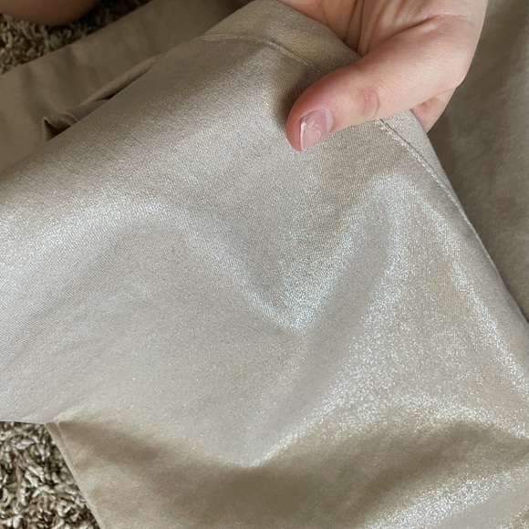 Cream sparkly jeans - Picture 3 of 8